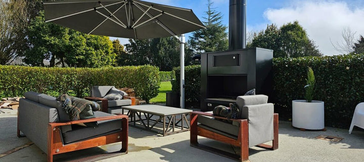 Fire Dept WD53 Outdoor Wood Fire with Pizza Oven
