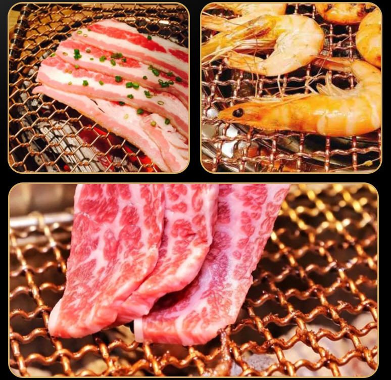Copper Fire Grill Square 32 x 32cm