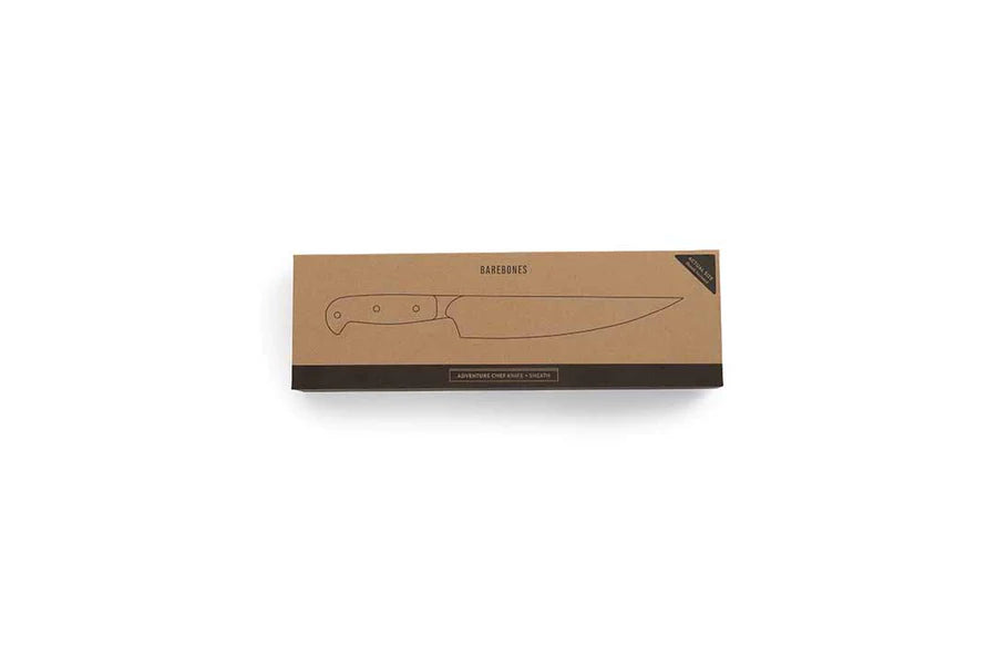 Barebones Adventure Chef Knife and Sheath