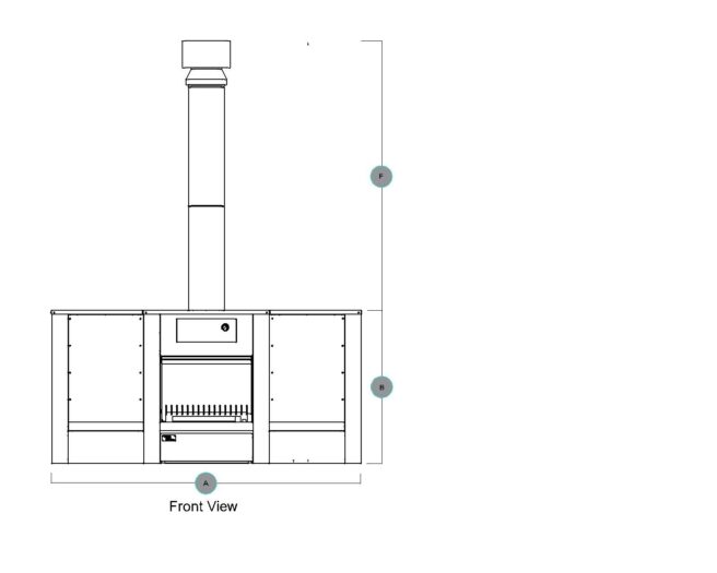 Fire Dept WD57 with Integrated Pizza Oven
