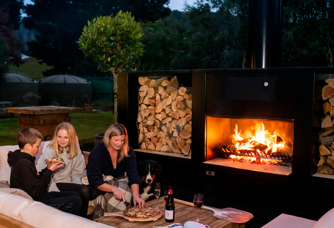 Fire Dept WD56 Outdoor Wood Fire with Pizza Oven