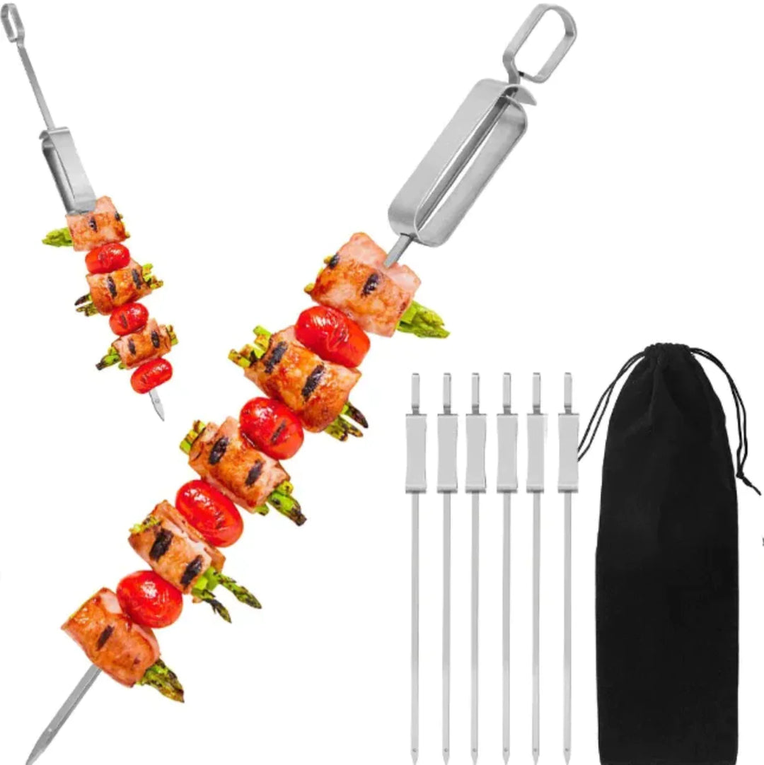 PUREQ KEBAB SKEWER DELUXE 6x40cm