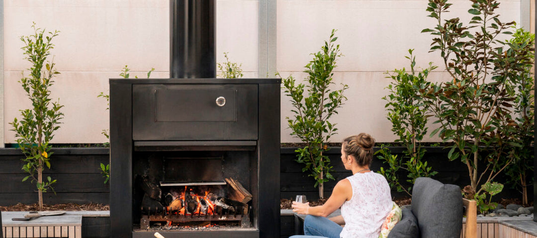 Fire Dept WD50 Outdoor Wood Fire with Pizza Oven