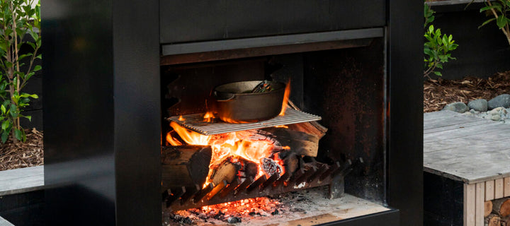 Fire Dept WD50 Outdoor Wood Fire with Pizza Oven