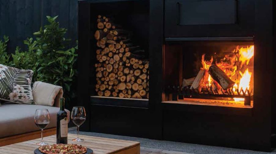 Fire Dept WD52 Outdoor Wood Fire with Pizza Oven