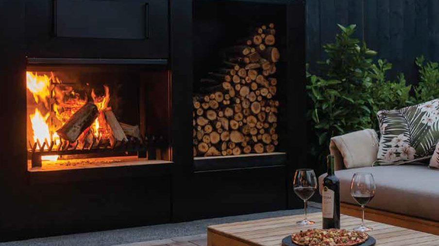 Fire Dept WD54 Outdoor Wood Fire with Pizza Oven