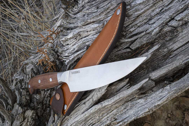 Barebones Adventure Chef Knife and Sheath