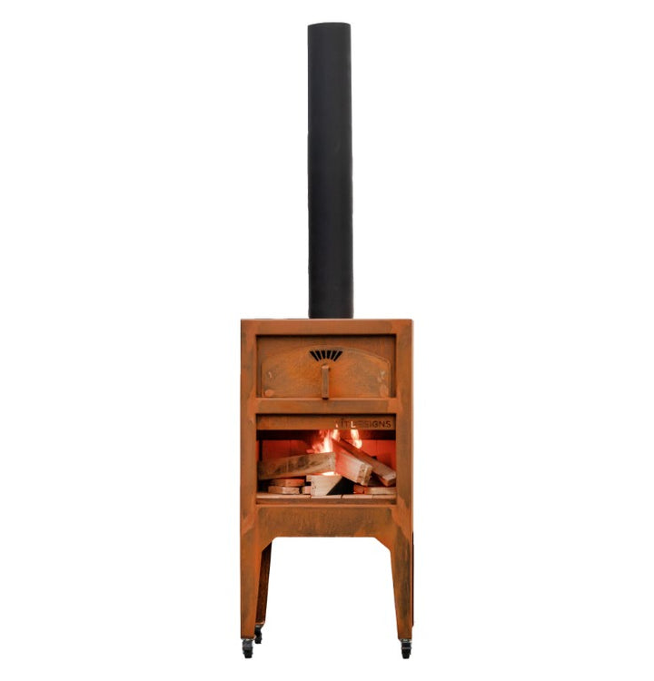 LIT Designs Large Corten Pizza Oven