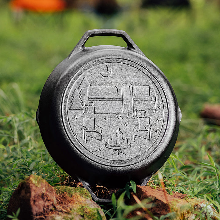 Lodge Wanderlust Dual Handled Camper Skillet 26cm