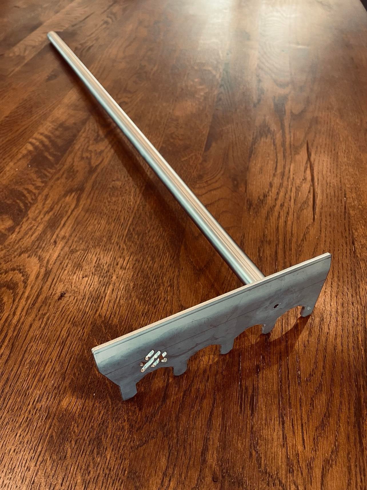 Livefire Stainless Blow Through Ember Rake 2.0 – FOOD OVER FIRE