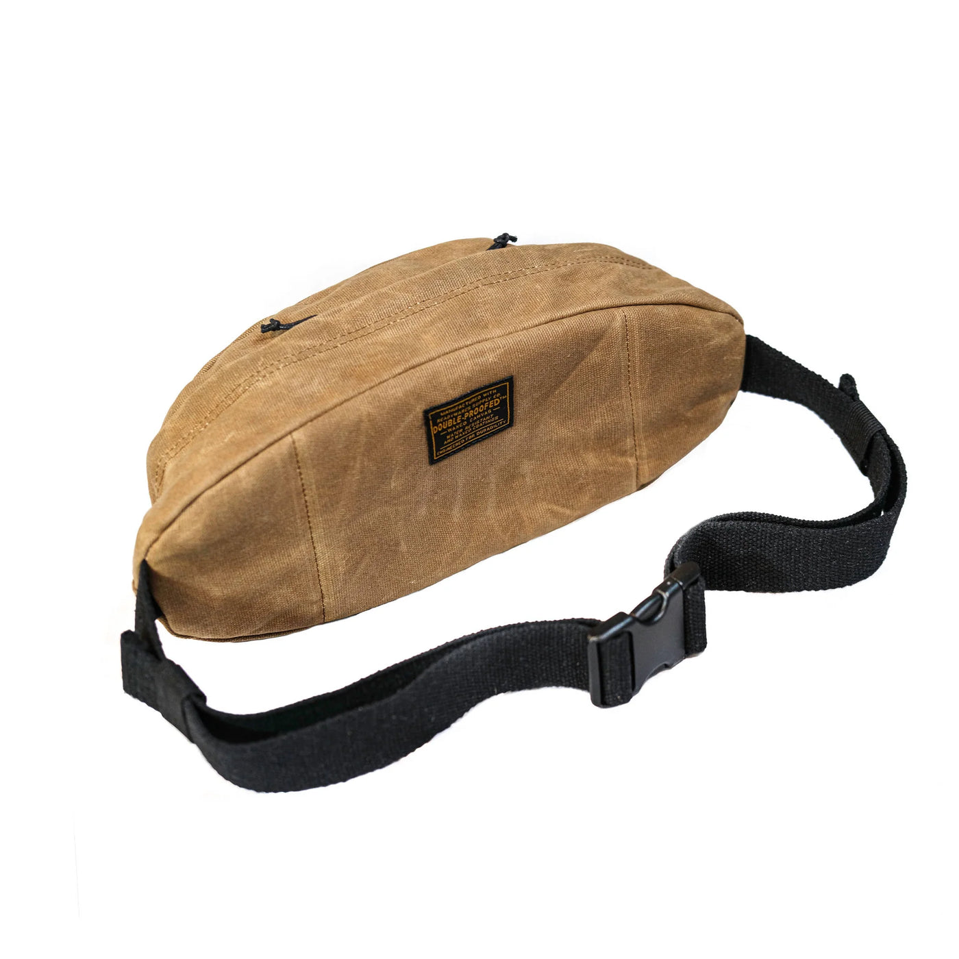 Readywares Waxed Canvas Bum Bag / Waist Pack FOOD OVER FIRE