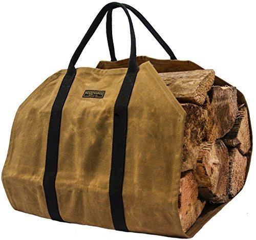 Readywares Waxed Canvas Log Carrier